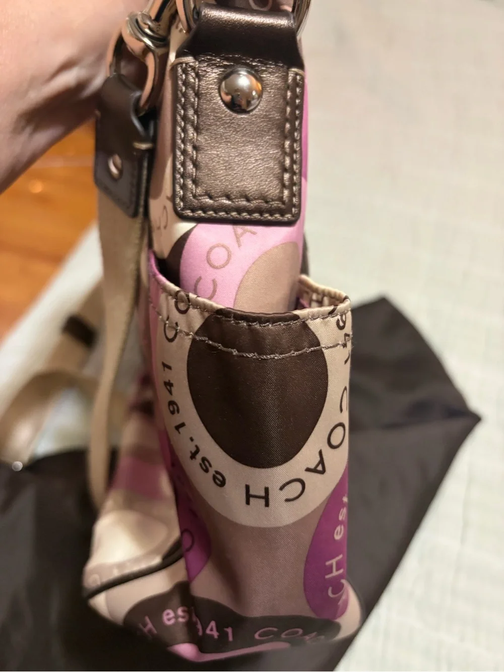 Coach crossbody circular